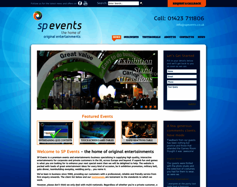 Spevents.co.uk thumbnail