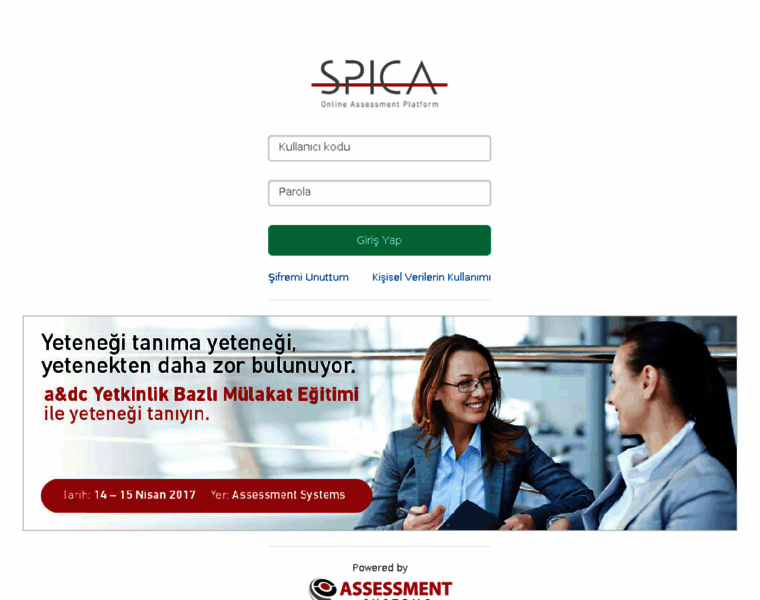 Spica.assessment.com.tr thumbnail
