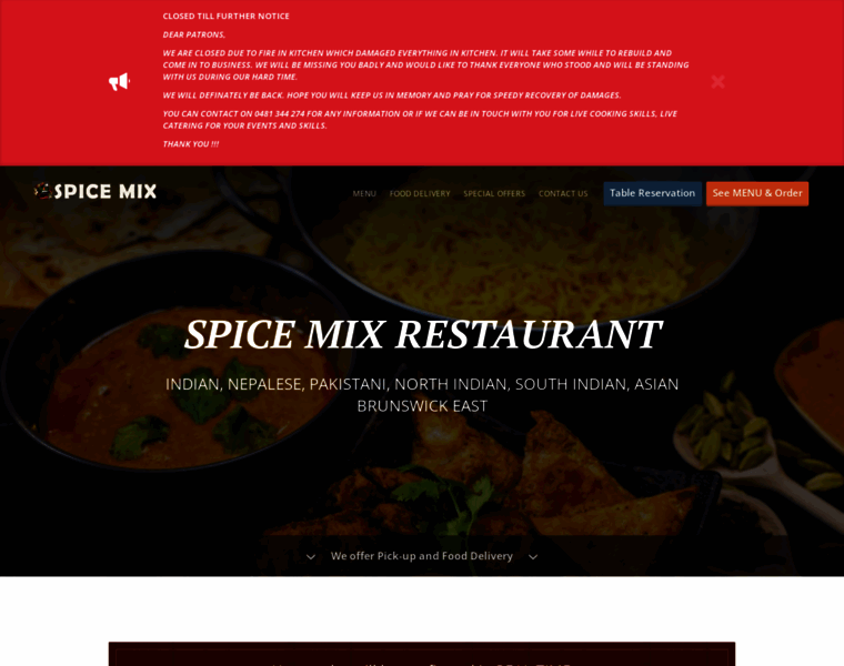 Spicemixrestaurant.com thumbnail