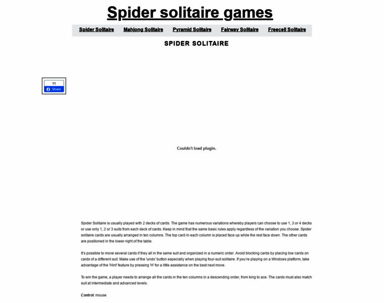 Spider-solitaire.eu thumbnail