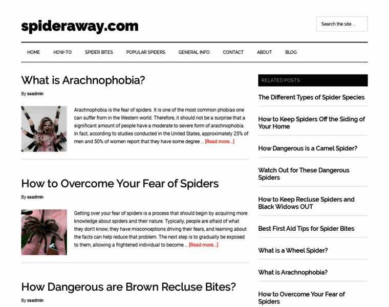 Spideraway.com thumbnail