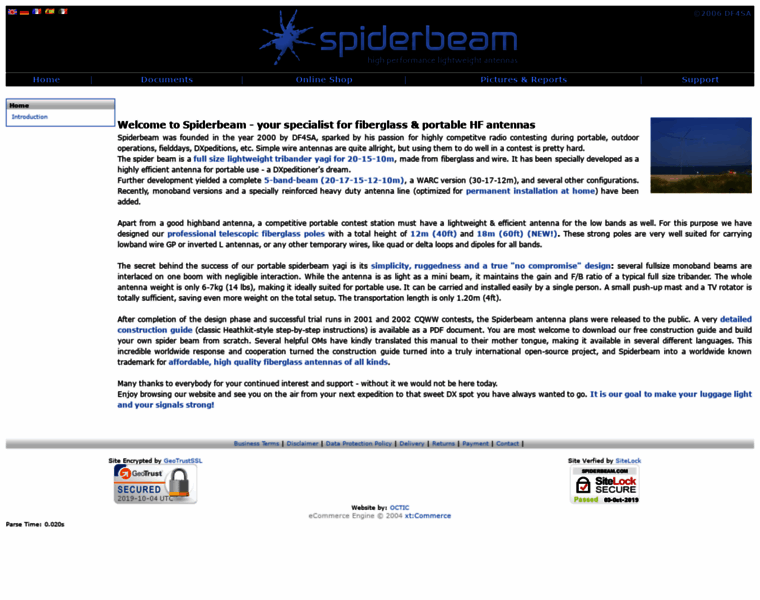 Spiderbeam.net thumbnail
