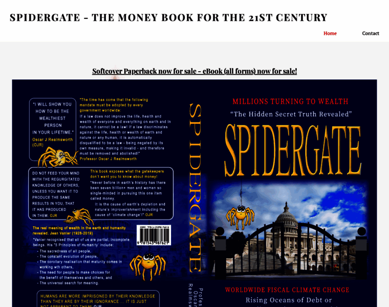Spidergatethebook.com thumbnail
