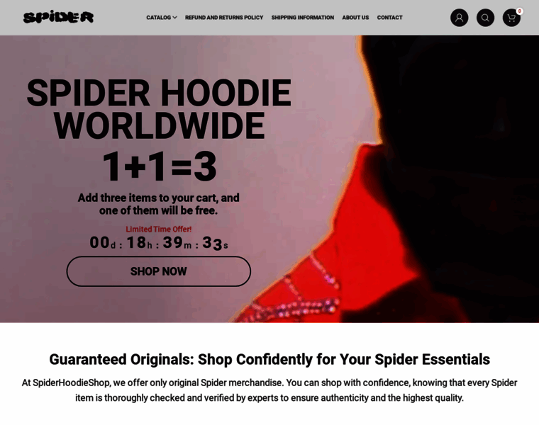 Spiderhoodieshop.org thumbnail
