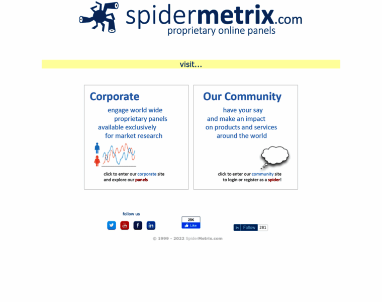 Spidermetrix.com thumbnail