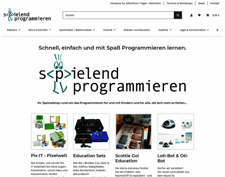 Spielend-programmieren.de thumbnail