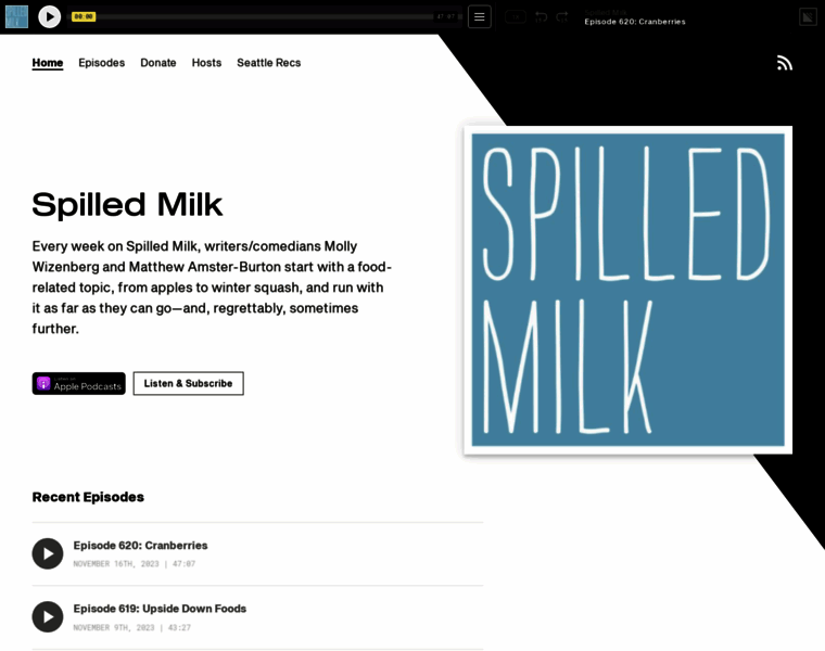 Spilledmilkpodcast.com thumbnail