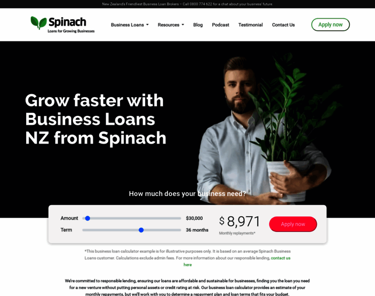 Spinach.co.nz thumbnail