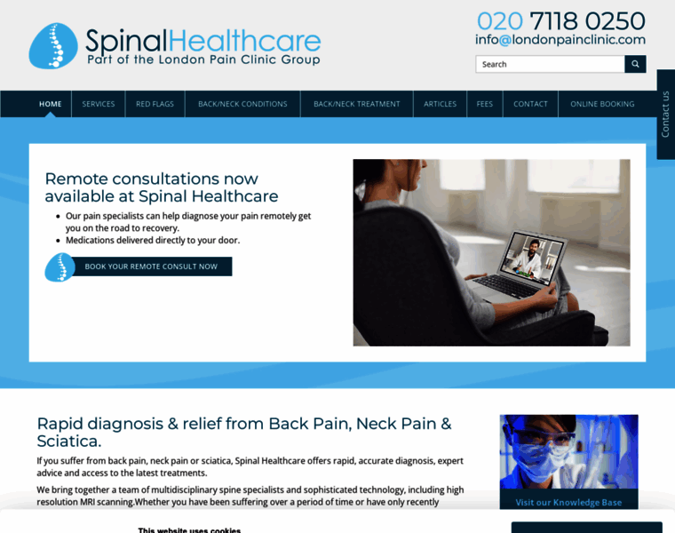 Spinal-healthcare.com thumbnail