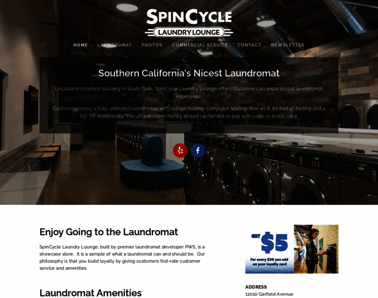 Spincyclelaundrylounge.com thumbnail