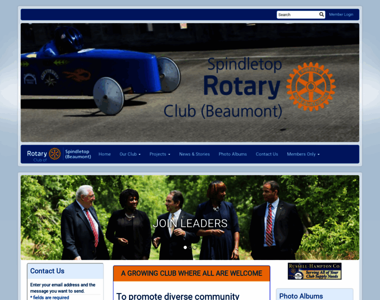 Spindletop-rotary.org thumbnail