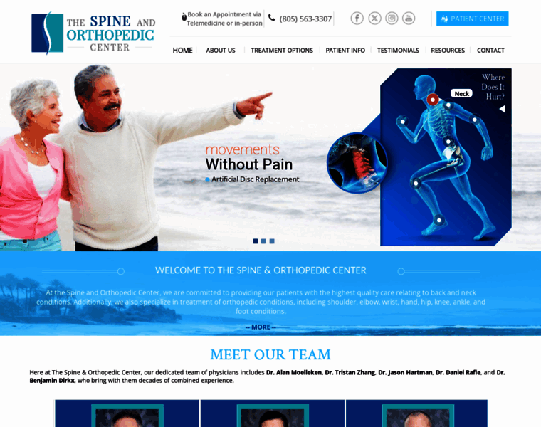 Spineandorthocenter.com thumbnail Spineandorthocenter.com thumbnail