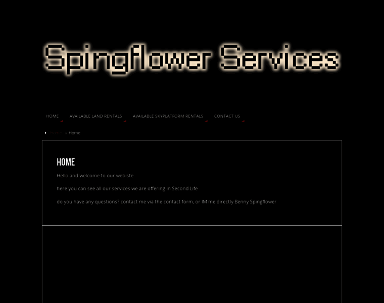 Spingflower-services.com thumbnail