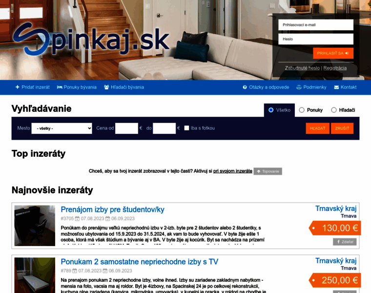 Spinkaj.sk thumbnail