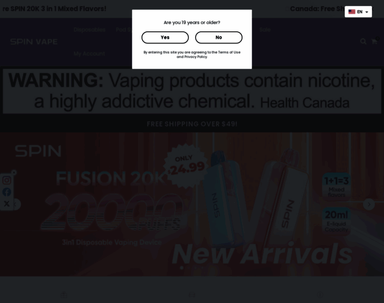 Spinvape.ca thumbnail Spinvape.ca thumbnail