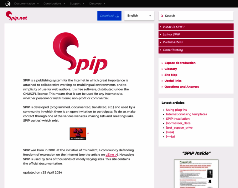 Spip.net thumbnail