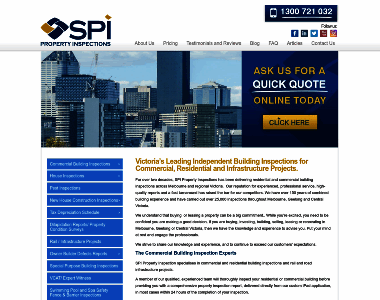 Spipropertyinspections.com.au thumbnail