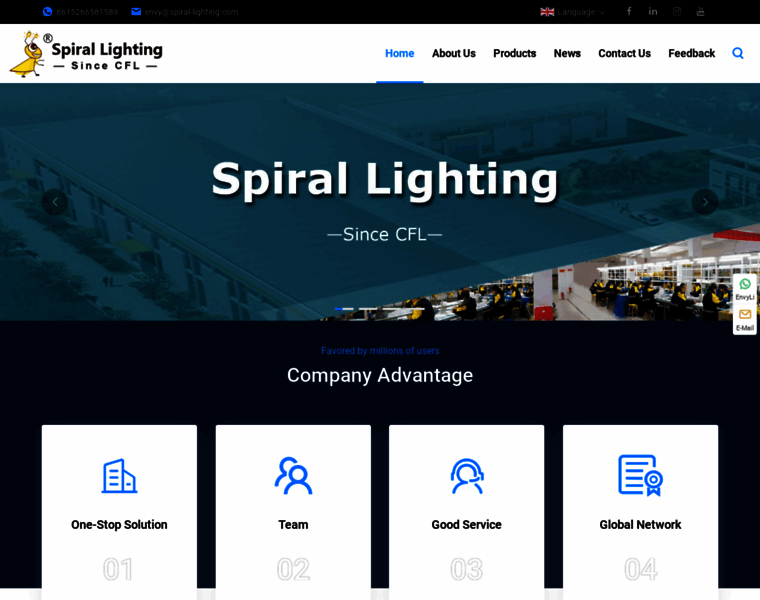 Spiral-lighting.com thumbnail