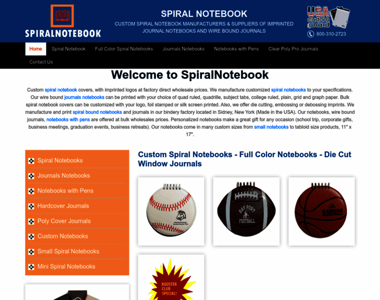 Spiralnotebook.com thumbnail