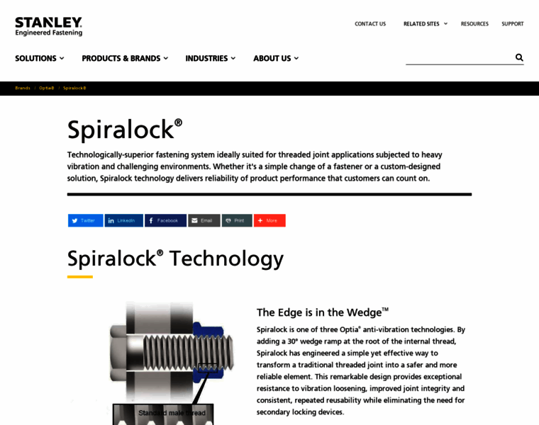 Spiralock.com thumbnail