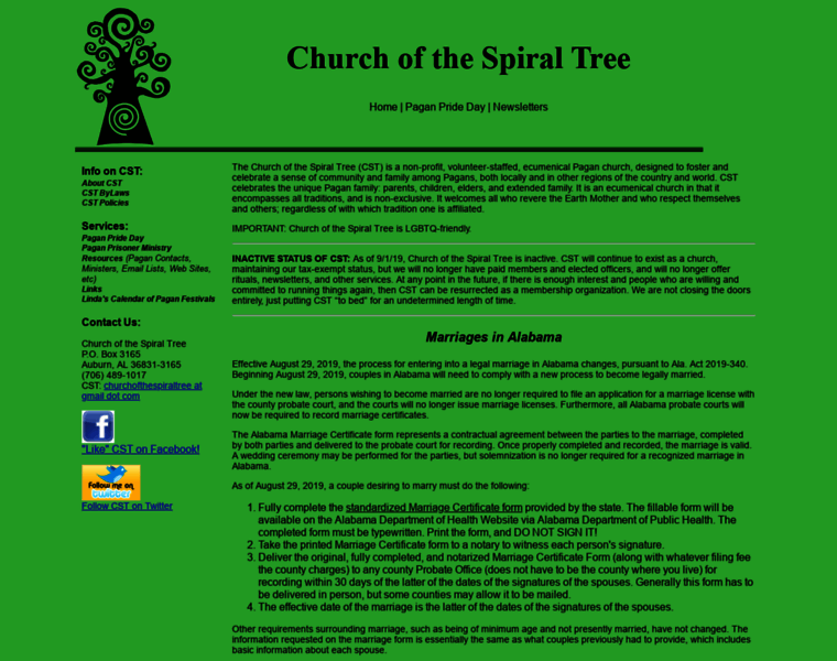 Spiraltree.org thumbnail