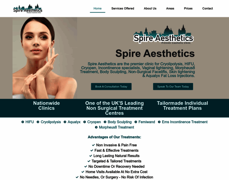 Spireaesthetics.co.uk thumbnail