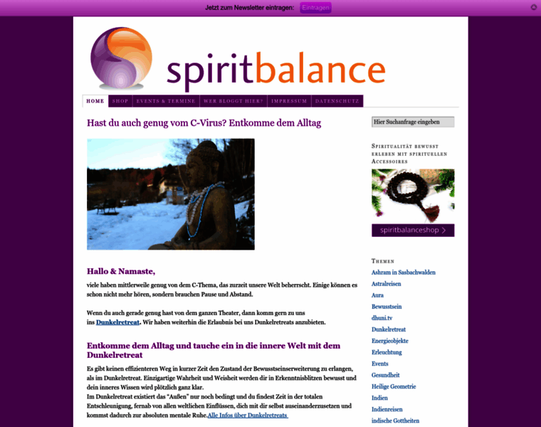 Spiritbalanceblog.com thumbnail