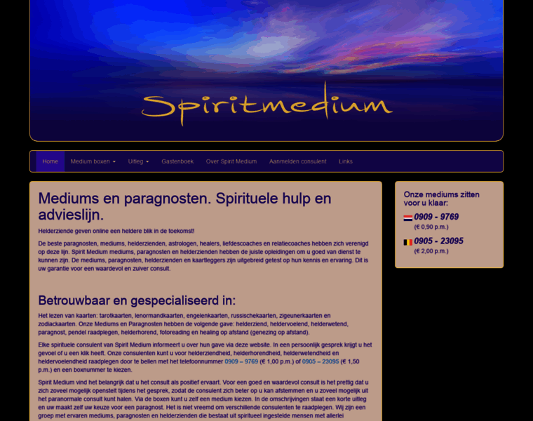 Spiritmedium.nl thumbnail