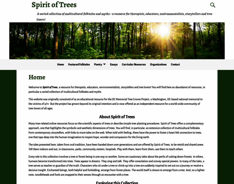 Spiritoftrees.org thumbnail