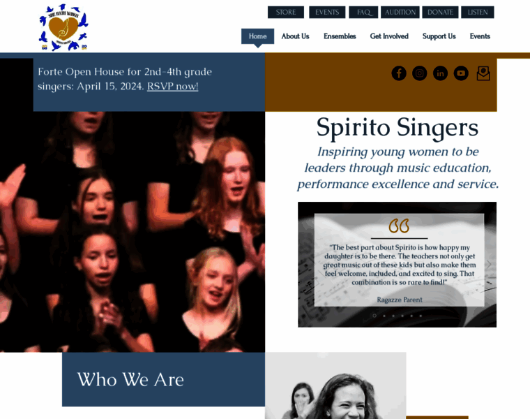 Spiritosingers.org thumbnail