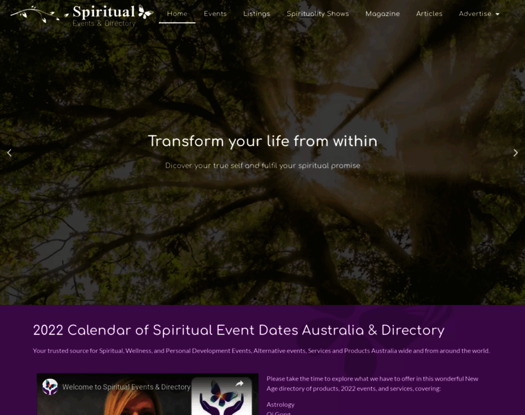 Spiritualeventsdirectory.com thumbnail