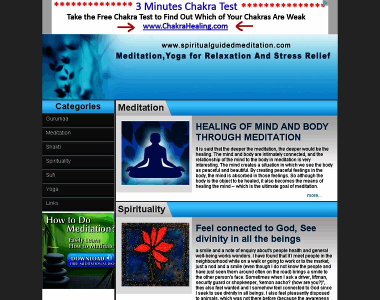 Spiritualguidedmeditation.com thumbnail