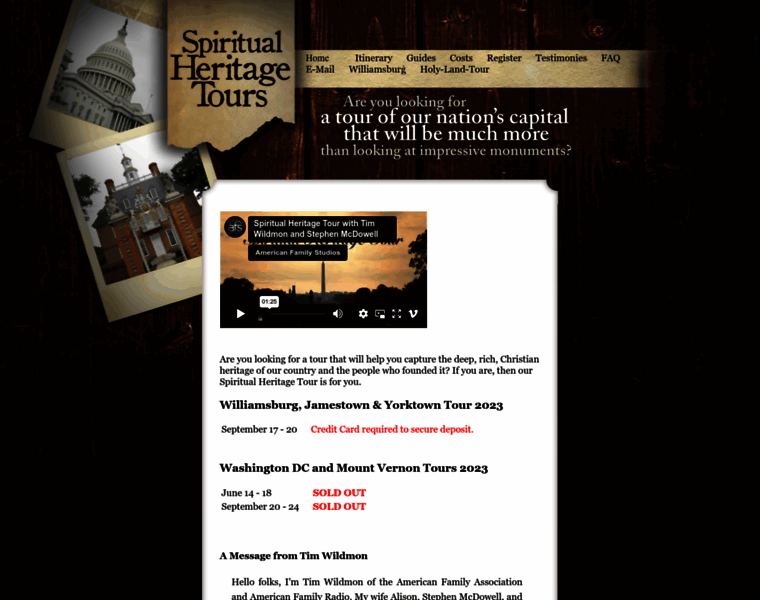 Spiritualheritagetours.com thumbnail
