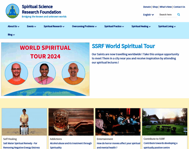 Spiritualresearchfoundation.org thumbnail