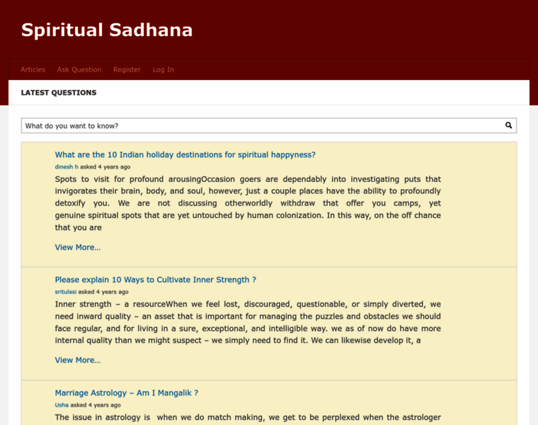 Spiritualsadhana.com thumbnail