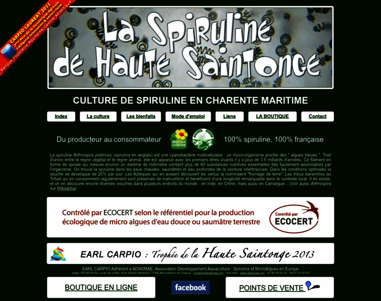 Spiruline-fr.com thumbnail