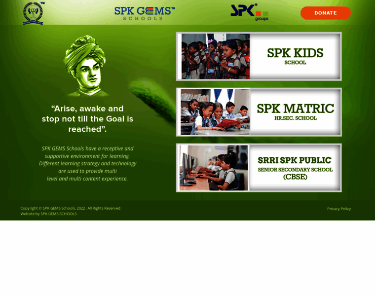 Spkschools.com thumbnail