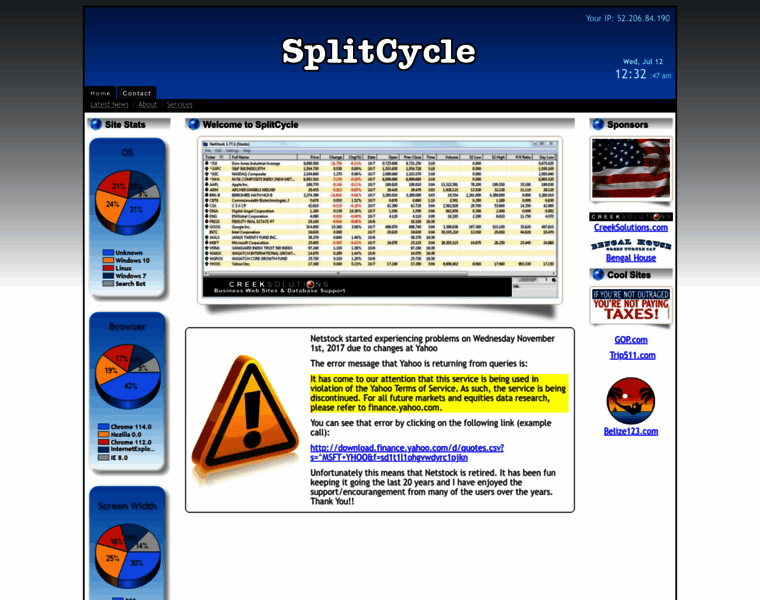 Splitcycle.com thumbnail