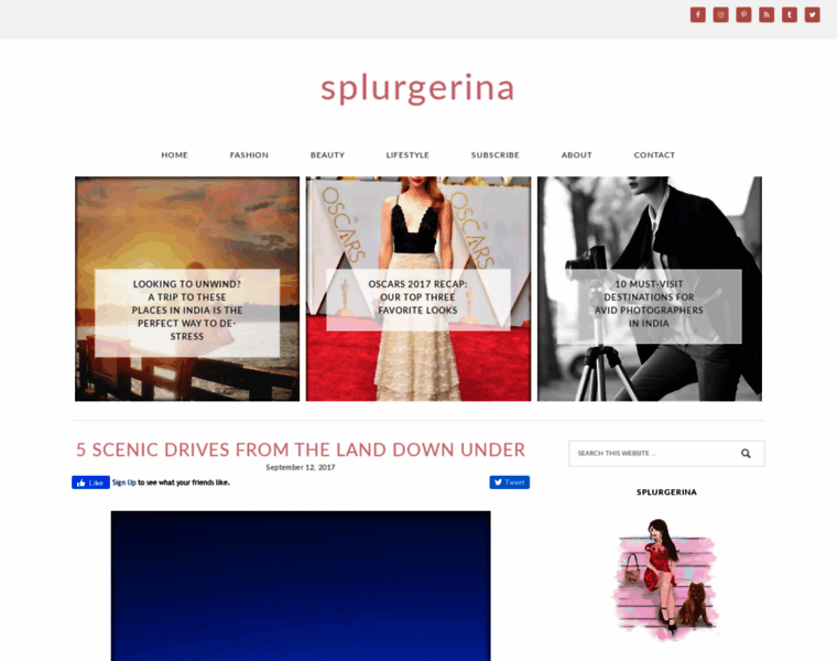 Splurgerina.com thumbnail