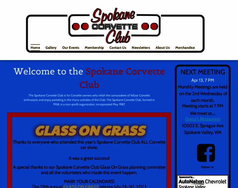 Spokanecorvetteclub.com thumbnail