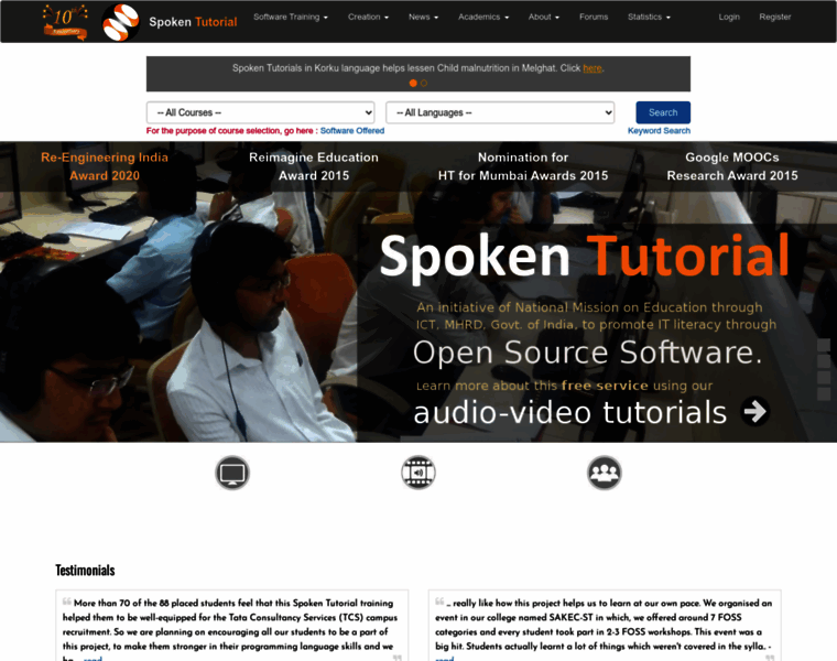 Spoken-tutorial.org thumbnail Spoken-tutorial.org thumbnail