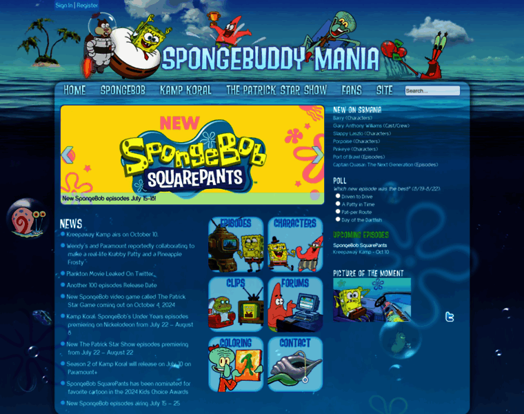 Spongebuddy.net thumbnail