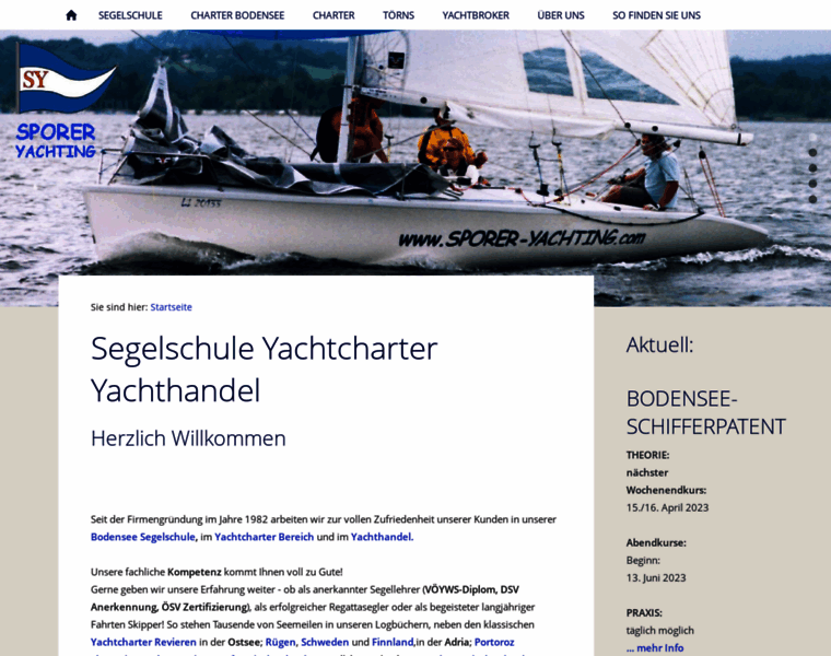 Sporer-yachting.com thumbnail