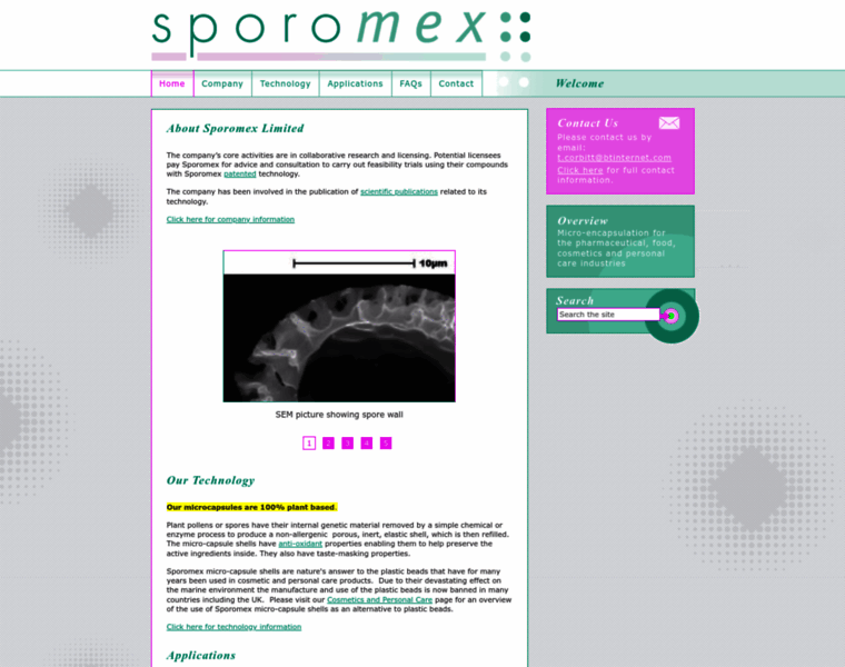Sporomex.co.uk thumbnail