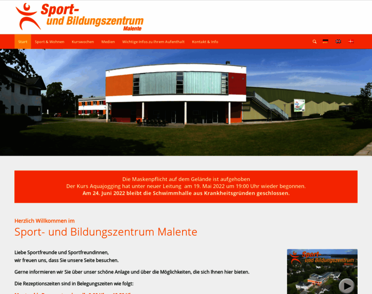 Sport-bildungszentrum-malente.de thumbnail