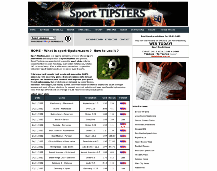 Sport-tipsters.com thumbnail