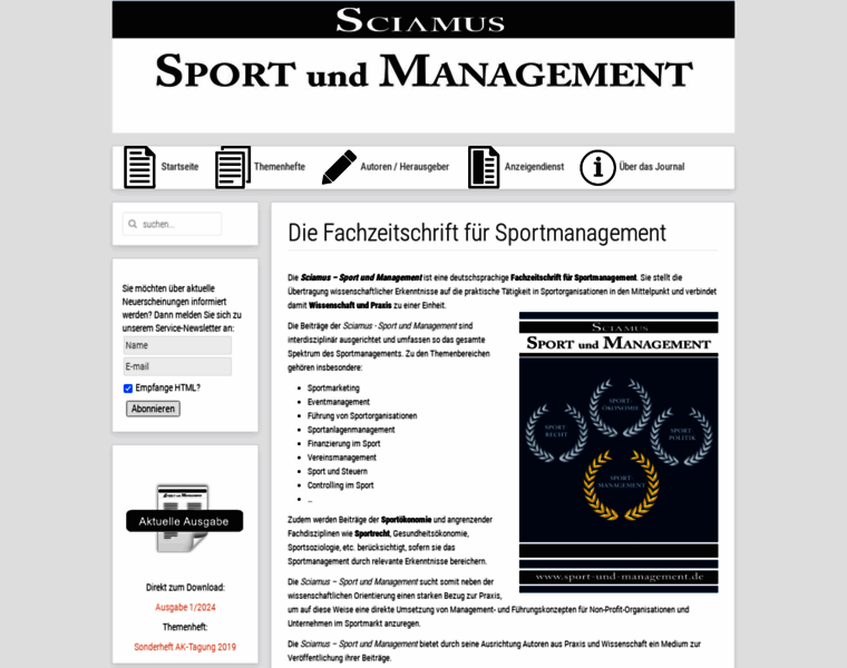 Sport-und-management.de thumbnail