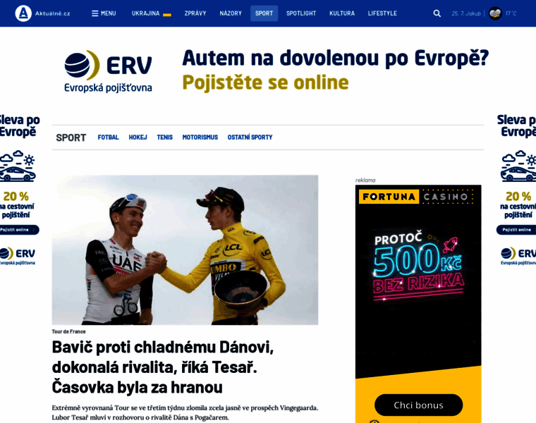 Sport.aktualne.cz thumbnail