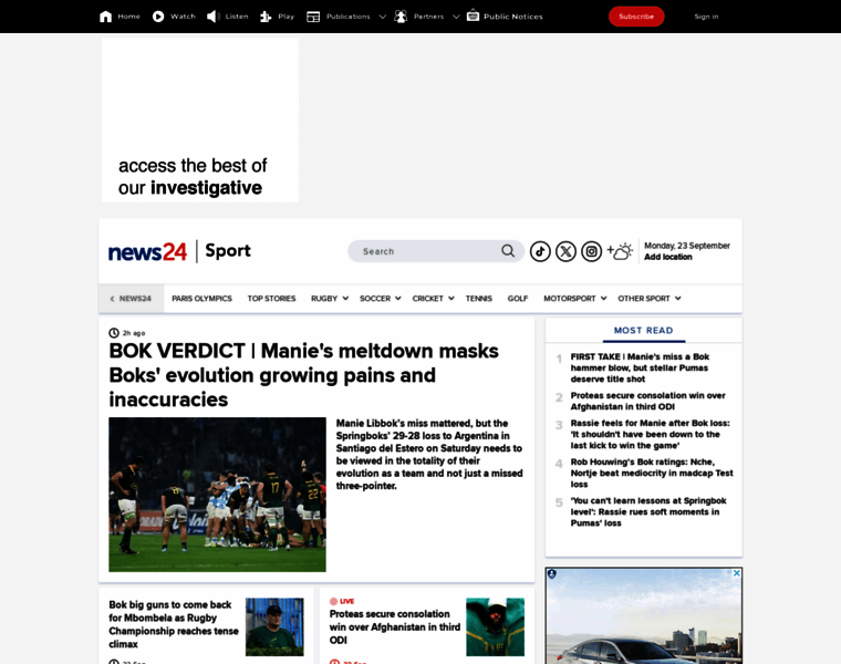 Sport24.co.za thumbnail Sport24.co.za thumbnail