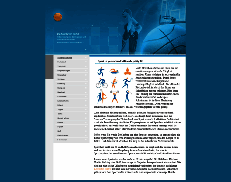 Sportarten-portal.de thumbnail